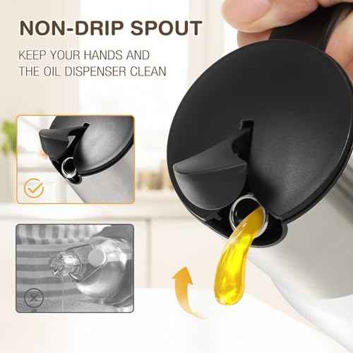 Large Olive Oil Dispenser Bottle Kitchen (2 Count)