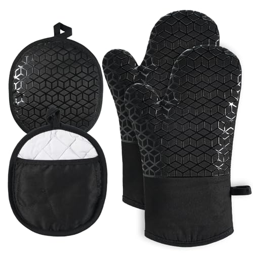 Oven Mitts and Pot Holders (4 Count)