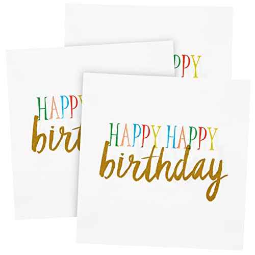 Happy Birthday Napkins (100 Count)