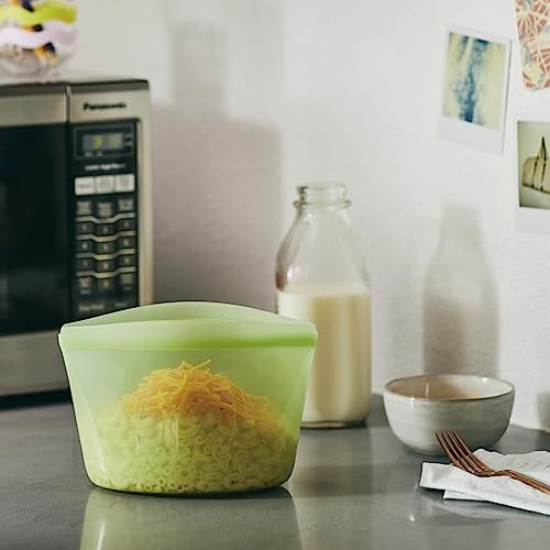 Premium Reusable Silicone Bags and Lunch Bag (3 Count)