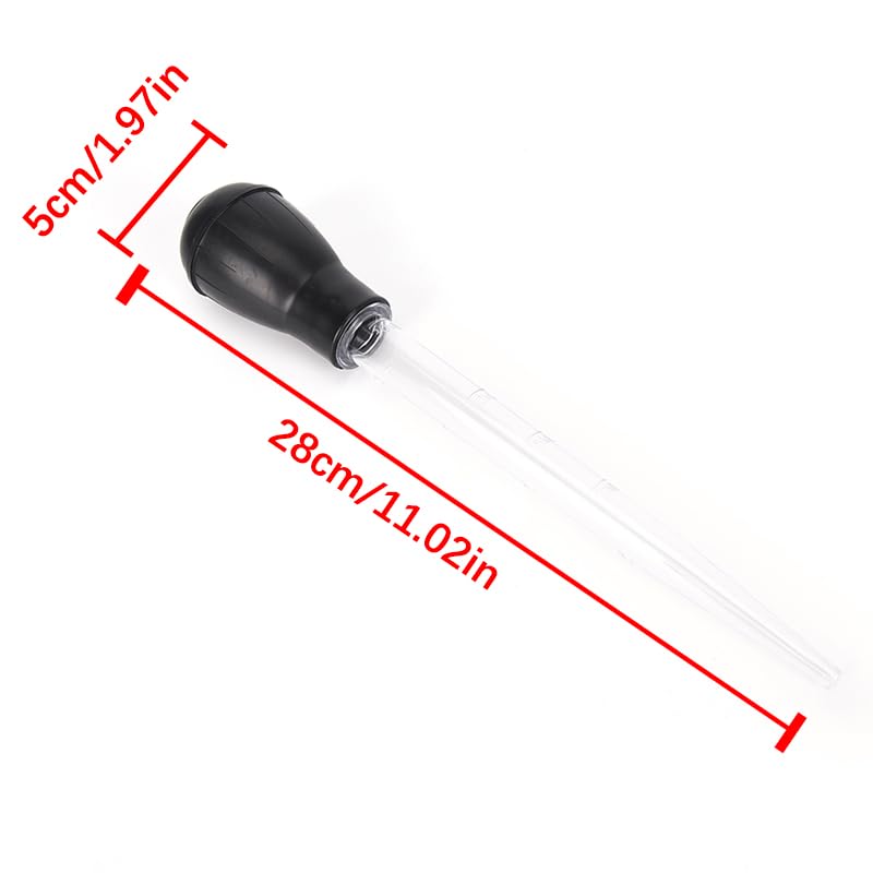 2 Pcs 11 Inch Turkey Baster with Silicone Bulb (2 Count)