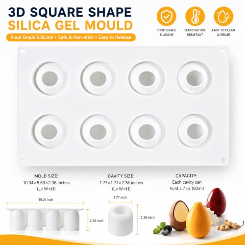 3D Egg Silicone Mold for Baking Mousse Cake