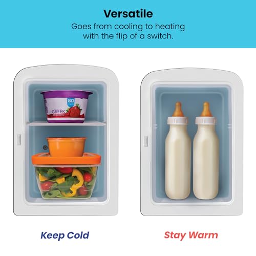 Iceman Portable Mirrored Personal Fridge 4L Mini Refrigerator