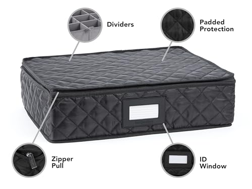 Flatware Storage Case with Removable Trays