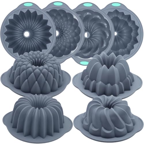 4 Pieces Silicone Cake Pan (4 Count)