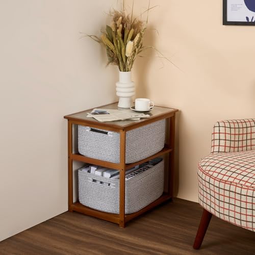 Large Storage Baskets for Shelves (3 Count)