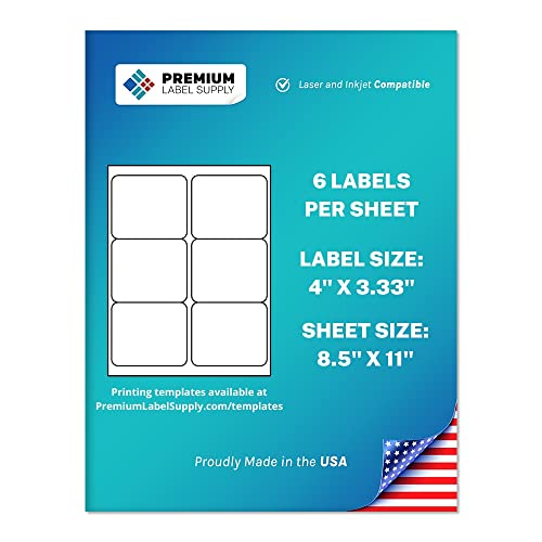 White Sticker FBA Labels (3000 Count)