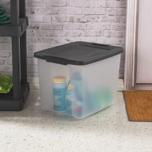 18 Pack Plastic Storage Bins w (18 Count)