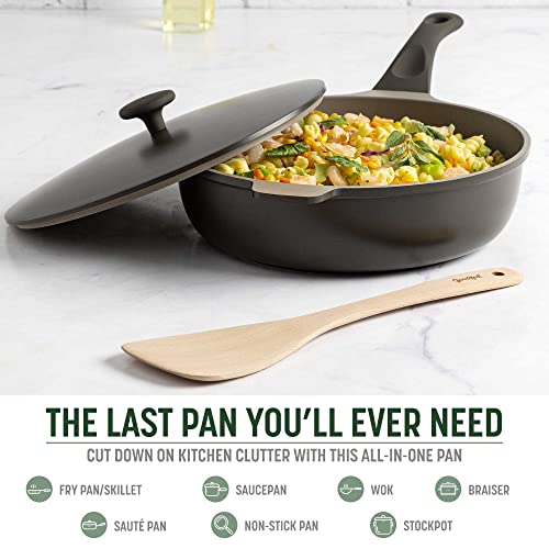 All-in-One Pan, Multilayer Nonstick Cookware Set, High-Performance Construction, Multipurpose Design Replaces Multiple Pots and Pans, Dishwasher Safe, 11-Inch, 4.4-Quart Capacity, Graphite