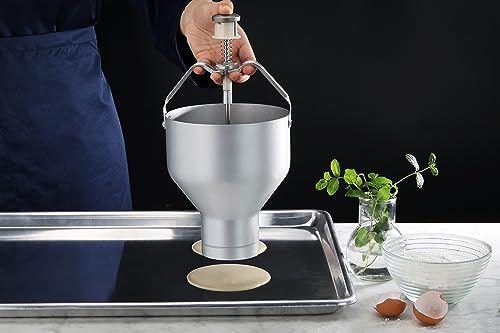 Commercial Aluminum Pancake Batter Dispenser with Stand