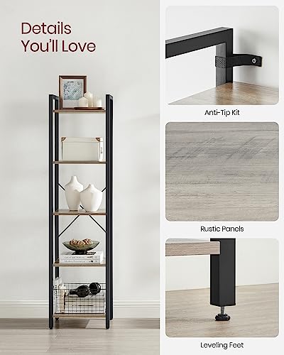 5 Tier Bookshelf