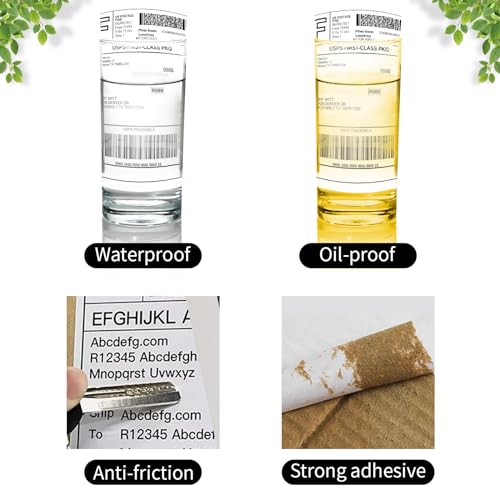 6 Rolls 4"x6" Thermal Shipping Labels