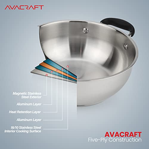 18 10 Stainless Steel Everyday Pan