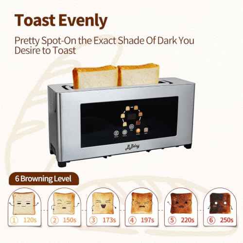 2 Slice Toaster with Touchscreen