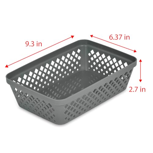 Plastic Storage Basket Set (6 Count)