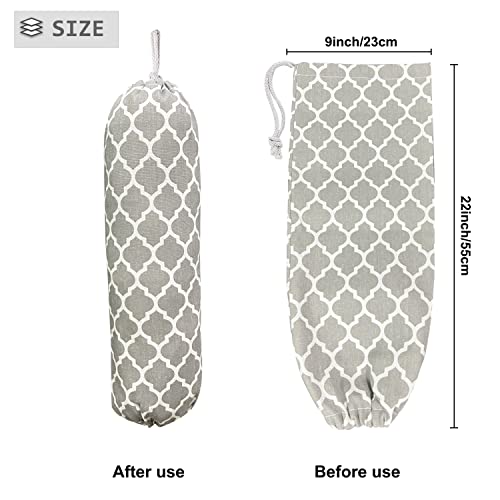 Wall Mount Plastic Bag Organizer