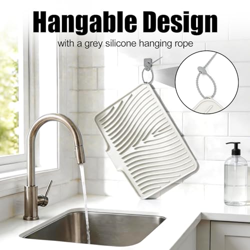 Silicone Dish Drying Mat for Kitchen Counter
