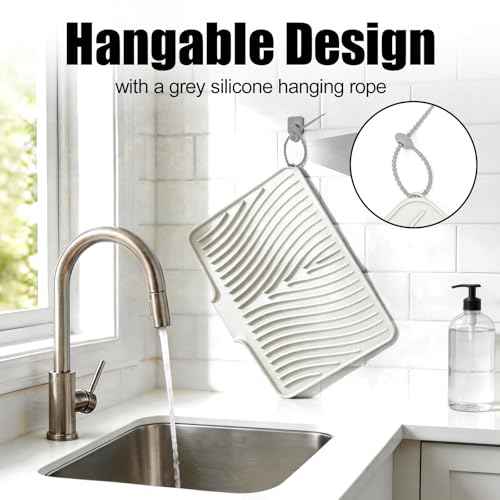 Silicone Dish Drying Mat for Kitchen Counter