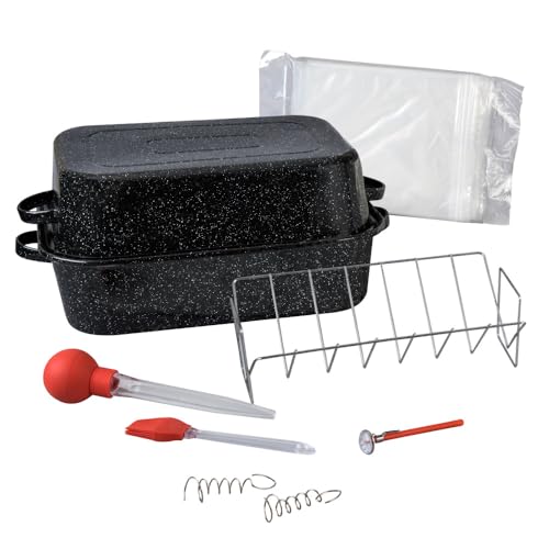 25 lb Rectangular Roaster Set