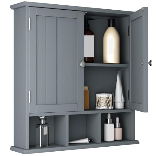 Bathroom Wall Cabinet with Adjustable Shelves