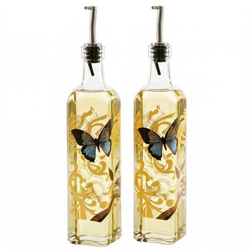 2 Pack Glass Olive Oil Dispenser (2 Count)