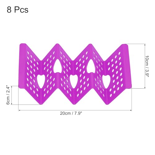 8 Pcs Taco Holder Stand Plastic Plates Hold Up to 3 Tacos