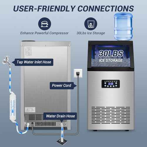Commercial Ice Maker Machine 120LBS