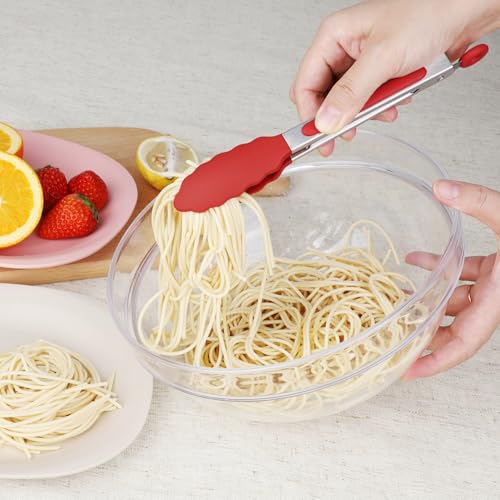 Mini Silicone Kitchen Tongs for Cooking