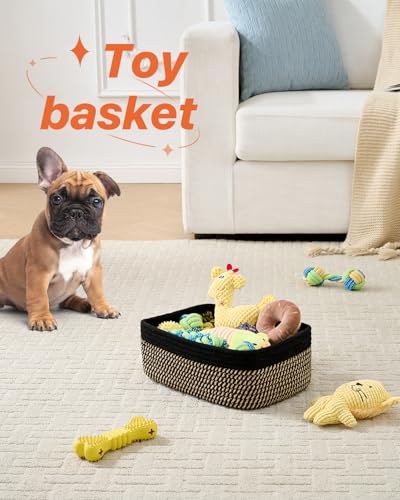 Small Woven Storage Basket for Organizing (3 Count)