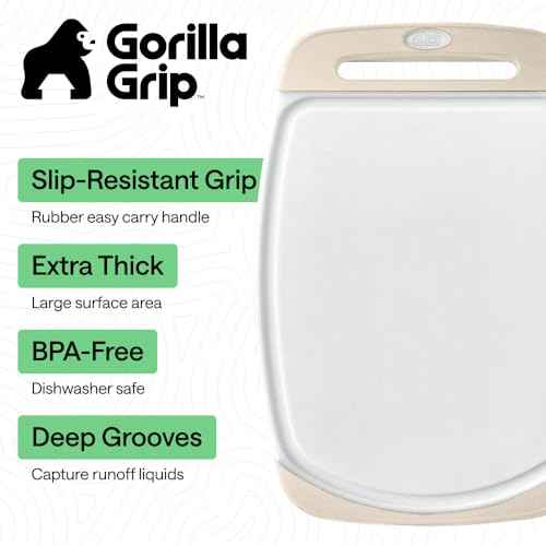 BPA Free Reversible Kitchen Cutting Board (3 Count)
