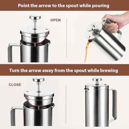 600ml Small French Press Coffee Maker