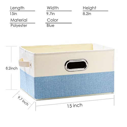 Large Fodable Storage Baskets for Closet [3 (3 Count)
