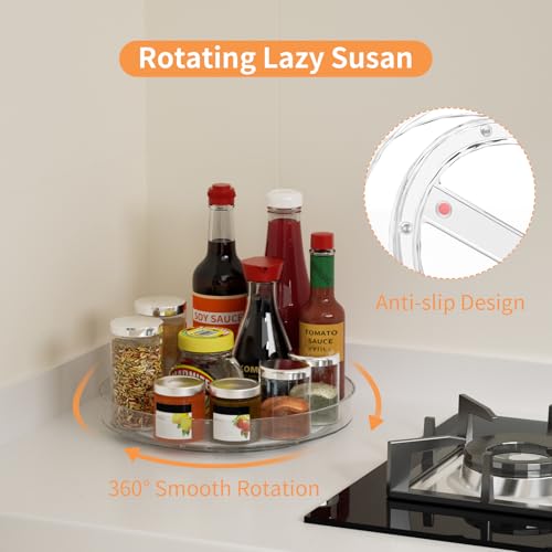 2 Pack Lazy Susan Turntable Organizer (2 Count)