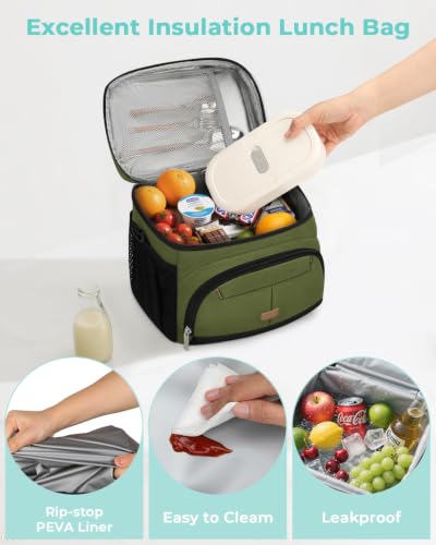 Lunch Box for Men Women Insulated Lunch Tote Cooler Bag Lunchbox