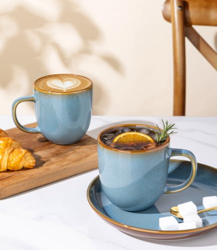 Ceramic Coffee Mugs Set of 6 (6 Count)