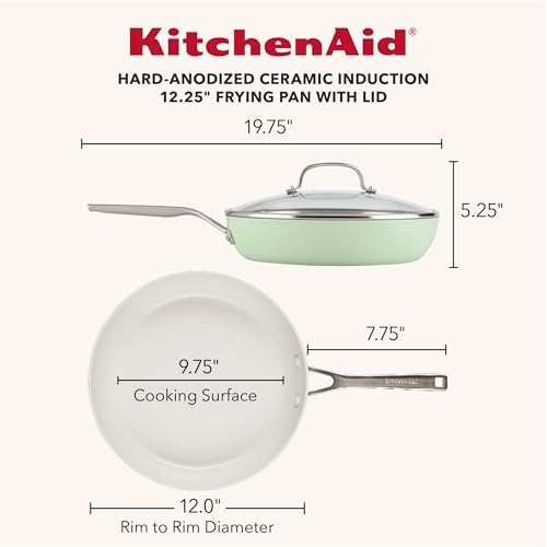 Hard Anodized Ceramic Induction Nonstick Cookware Frying Pan