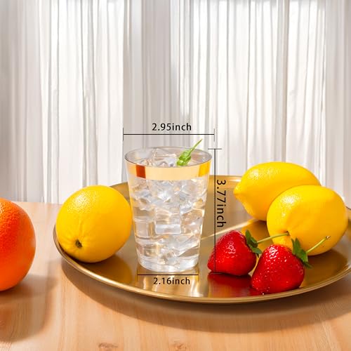60 Pack Gold Plastic Cups (60 Count)