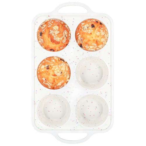 Jumbo Muffin Pan with Metal Reinforced Frame