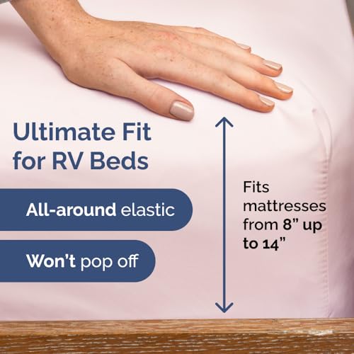 Short Queen Size 4 Piece Bed Sheet Set