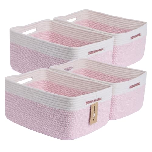 Large Storage Baskets for Organizing (4 Count)