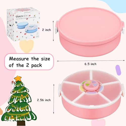 Kids' Rotating Snack Container Set