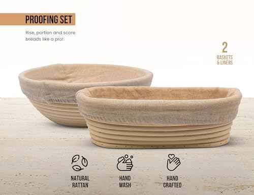 Banneton Bread Proofing Baskets (2 Count)