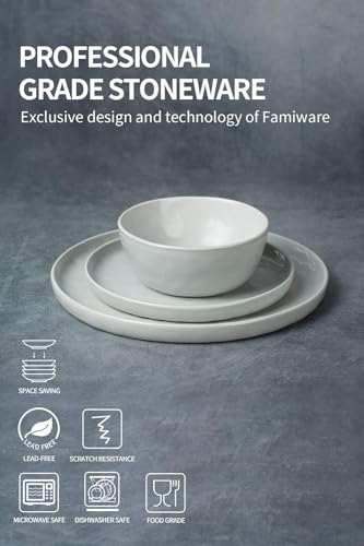 Mars Stoneware Dinnerware Set for 8