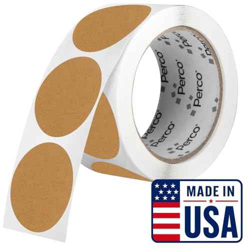 Kraft Brown Round Circle Dot Sticker 2