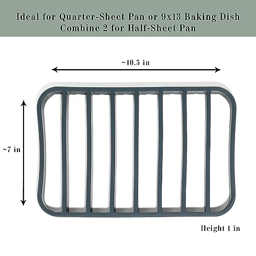 Silicone Roasting Rack Pan Extra Large (2 Count)