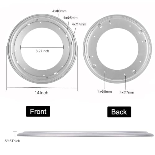 14Inch Round Lazy Susan Turntable Bearing Plate