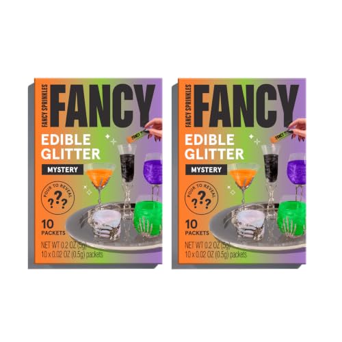 Halloween Mystery Colors Edible Glitter Packets 2 Pack