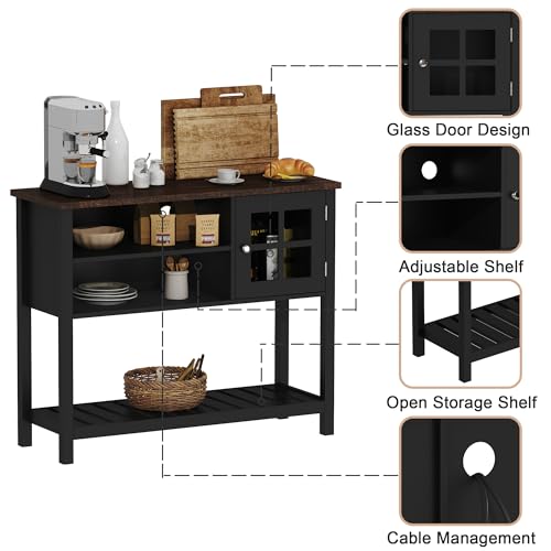 Farmhouse Coffee Bar Cabinet