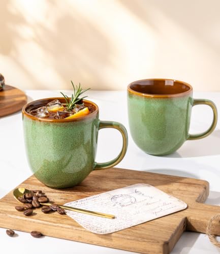 Ceramic Coffee Mugs Set of 6 (6 Count)