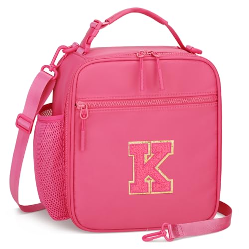 Initial Insulated Lunch Bag for Girls Kids